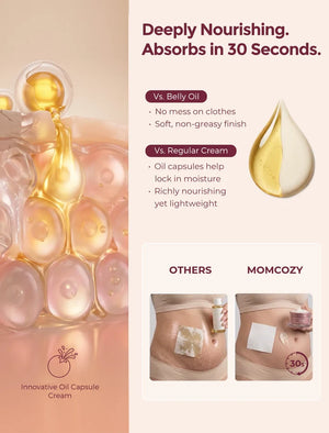 Momcozy Pro-Collagen Belly Firming Moisturizer Stretch Mark Cream - Pro-Collagen krem gegn slitförum
