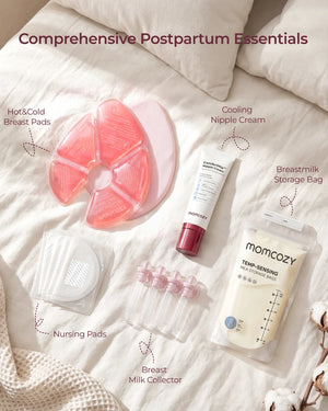 Momcozy Breastfeeding Essentials & Postpartum Kit – 73 stk.