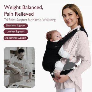 Momcozy PureHug burðarpoki - Svartur
