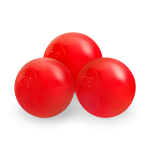 FORSALA Rauðir plastboltar 50 stk frá Plush nest