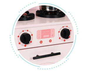 FORSALA - Leikfangaeldhús með áhöldum - Bleikt