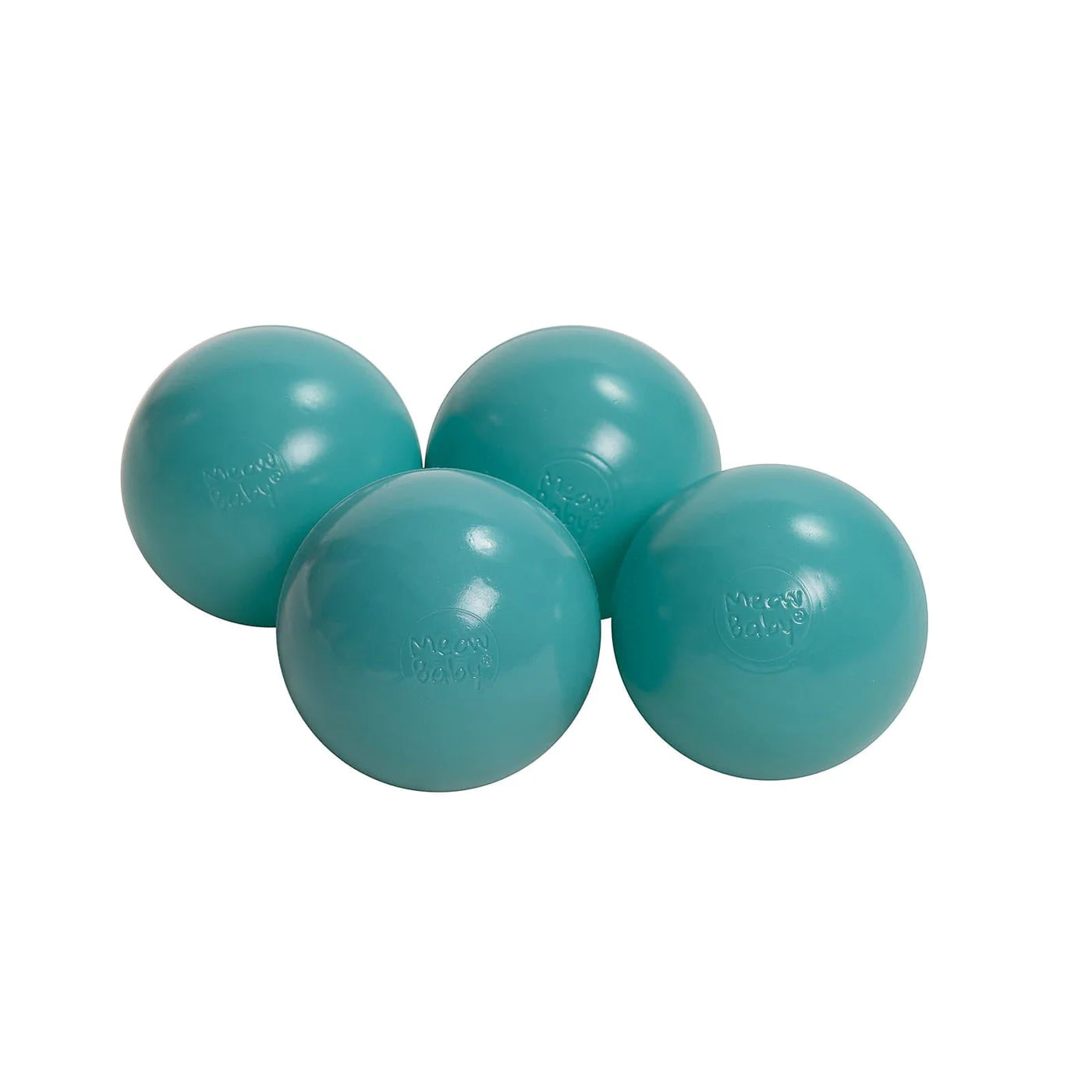 Turquoise plastboltar 50 stk frá MeowBaby