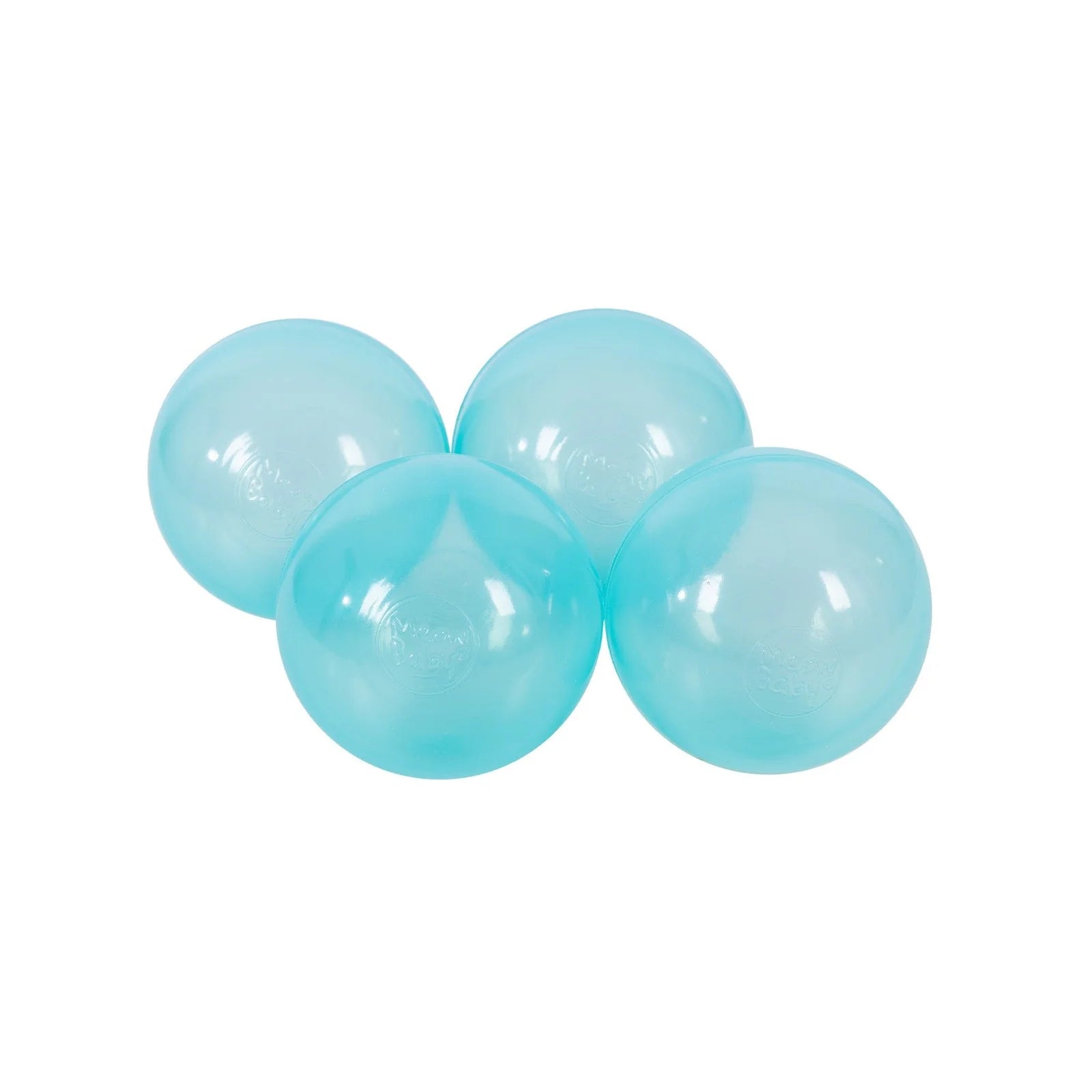 FORSALA - Turquoise Glærir plastboltar 50 stk frá MeowBaby