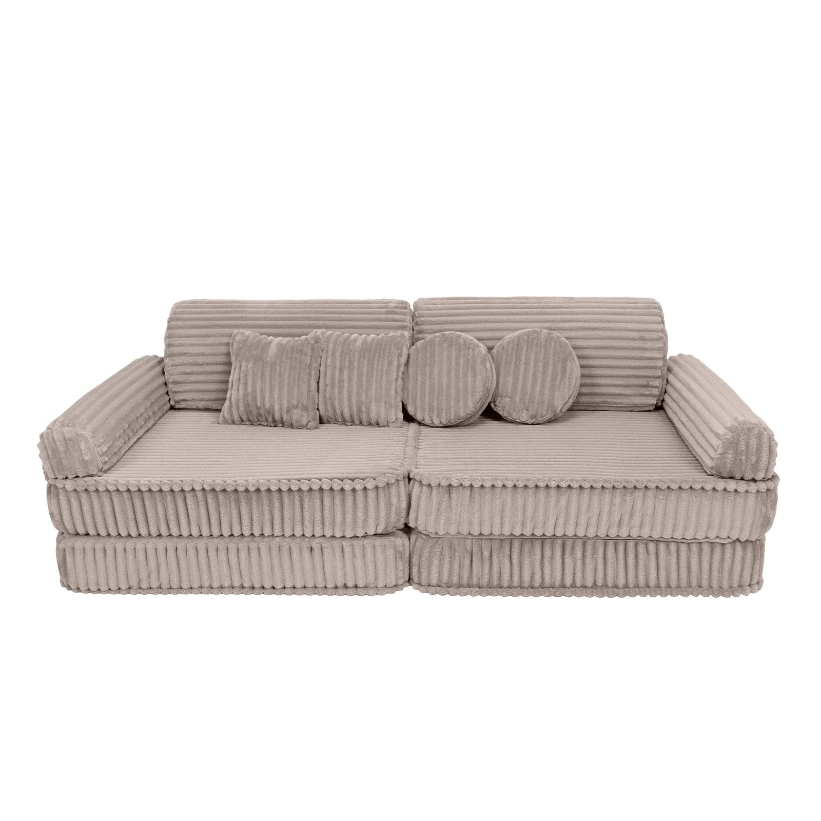 Modular Churros Leiksófi - Pebble Beige