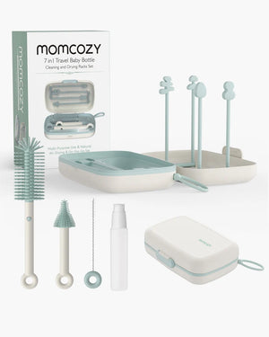 Þvottaburstsett fyrir pela -  Momcozy Bottle Brush Set - Classic Style