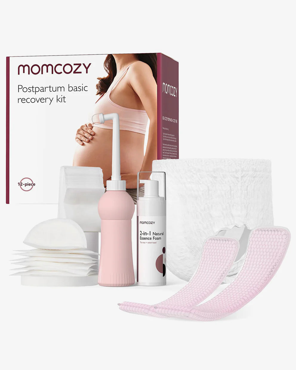 Nauðsynjapakki fyrir bata eftir fæðingu - Momcozy Postpartum Recovery Essentials Kit