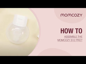 S12 Pro Handfrjáls brjóstapumpa - Momcozy S12 Pro Wearable Breast Pump White Double Packs