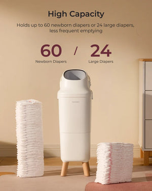 Momcozy Triple-Seal Diaper Pail – bleyjufata með þrefaldri lyktarlokun