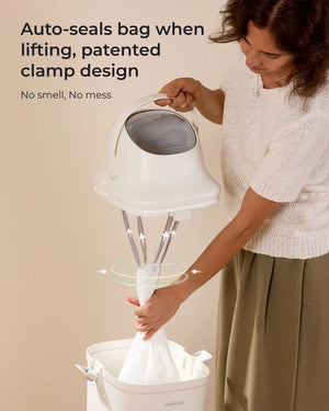 Momcozy Triple-Seal Diaper Pail – bleyjufata með þrefaldri lyktarlokun