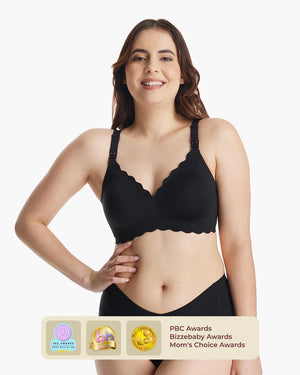 Gjafahaldari - Jelly Strip Seamless Nursing Bra YN46