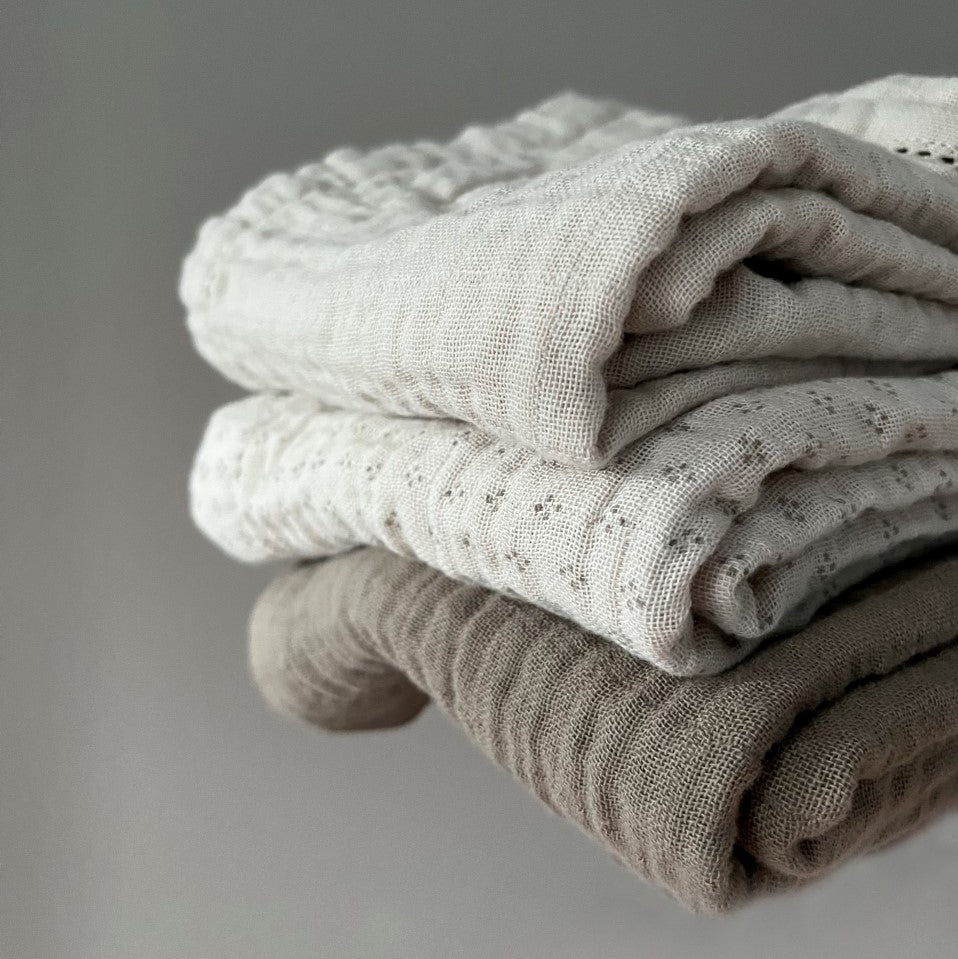 Taubleyjur Muslin Cloth 3 pack Mushroom